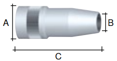 賓采爾焊槍ROBO 650TS噴嘴